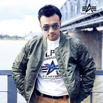 17 years autumn Winter new ALPHA Alpha Industry MA-1 Double camouflavored Personality Fashion Mens Jacket