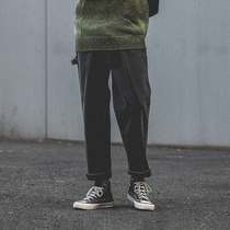LMTNZD 2021 autumn straight jeans men Japanese loose do old wash wash trend casual trousers men