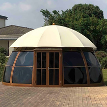 Outdoor sun room Aluminum alloy tent villa Garden terrace Activity courtyard pavilion Awning canopy gazebo