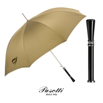 Pasotti Italian handmade umbrella double sunscreen gift flower salty automatic gentleman champagne color