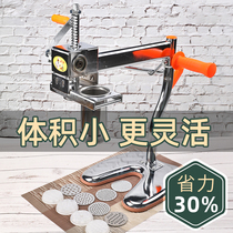 Beige Hele machine Household Hele noodle machine Manual noodle machine Hele winding machine Stainless steel hele soldering machine Noodle press machine