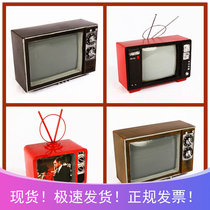 TV model retro old home decoration decoration decoration cafe hotel lobby window display props iron sheet