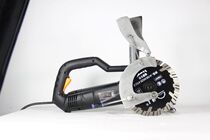 Slot king 195 monolithic slotting machine Concrete with water and dust-free hydropower installation wall cutting machine high-power double-piece 1