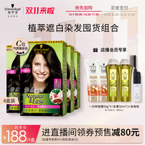 (Self-broadcast exclusive preemptive payment) Schwarzkopais white dyeing and hoarding combination popular 4 boxes