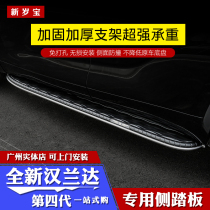 The fourth generation of new Highlander side pedals 22 Crown land pedal welcome pedal modification Special