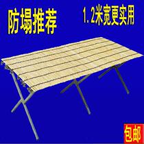 Simple folding table portable stalls for shelves multifunctional telescopic stalls night market bamboo curtains