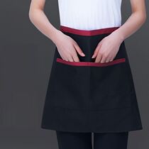 Apron female half-body summer short small apron Hotel restaurant waiter chef waist male half-body apron female