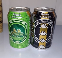  Watsons Soda KAPPA Joint Limited Edition Cans Collectors Edition Back-to-back Collection Full cans KAPPA