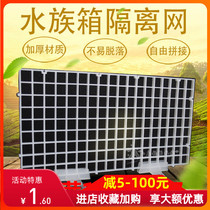 Aquarium Fish tank bottom filter filter grid Isolation baffle separation plate Transparent turtle plastic egg separation lifting bracket