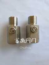 Pressure gauge damper (damper valve) 1 4 M20x1 5 G1 2 inside and outside silk 304316 material