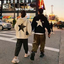 FOG FEAR OF GOD double line ESSENTIALS five-pointed star niche Tide brand High Street couple plus velvet sweater