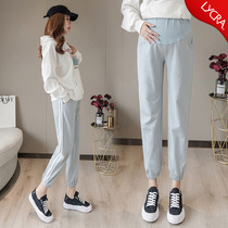 Pregnant Woman Pants Spring Autumn Style Outwear Pregnant Women Sports Pants Spring Tide Moms 90% Beats Bottom Pants Casual Pants Long Pants