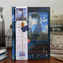 Art Refinement Retro Handbooks Ben Light Motif Chapter Scenery Oil Painting Notebook Students With Illustrator Color Page Benson