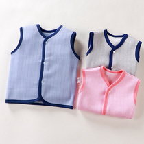 Autumn Winter Outwear Kid Boy Kan Shoulder Child Waistcoat Spring Autumn Vest Girl Baby Gush Money Counter-Season Horse Clip