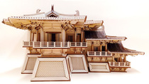Ancient construction of Tenon and Tenon wooden structure assembly model Tang Dynasty Daming Hao Yuandian Xiangluan Pavilion Qifeng Pavilion Art Gifts