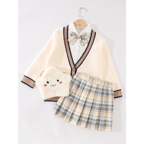  Belan Senma childrens jk uniform skirt 9 years old 12 girls spring net red foreign style school uniform suit Primary school student outfit Middle school student outfit Middle school student outfit Middle school student outfit Middle school student outfit Middle school student outfit Middle school student outfit