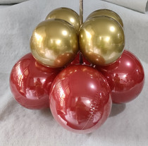 Double Imitation Oxidation Balloon 10 Inch Mall Shop Birthday Party Male Girl Balloon Decoration Scene Arrangement Supplies