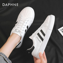 Daphne little white shoes women 2022 spring new womens shoes shell head casual shoes children low help flat bottom plate shoes women