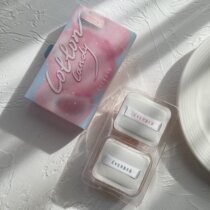 everbab cotton candy air cushion powder bashing base liquid powder cake sponge bashing 2 clothes with makeup sponge dry and wet