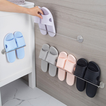 Bathroom trailer rack wall hanging non-perforated toilet trailer rack wall hanging