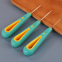 Silicone belt hole with hook awl on the shoe rubber put the perforated manual shoe repairing shoe sole needle cone as a shoe crochet tool