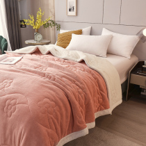 Blanket Winter Thicken Plus Suede Quilt Single Dormitory Coral Fleece Blanket Bunk Bed Winter Blanket Flannel Cover Blanket