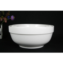 Bowl Rice bowl Ceramic small rice bowl Soup bowl White porcelain rice bowl Ramen bowl Instant noodle bowl Microwave bowl