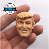 1 6 soldiers US President Trump Trump Donald Trump head sculpture model spot (batch)