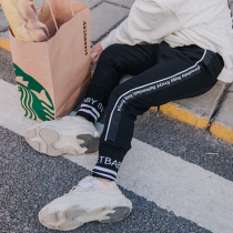 Spring and autumn new childrens leggings Korean casual pants boys sports pants spring pants