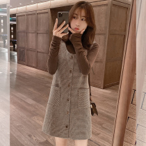 2021 spring and autumn small man high wear temperament Imperial sister suit foreign atmosphere age wear fashionable skirt two sets