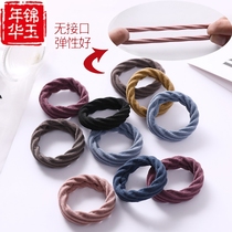 High elastic rubber band adult tied hair seamless hair ring thick hair rope female tied hair Korean simple head rope jewelry