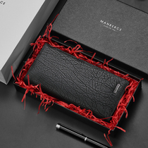 Front layer cowhide long wallet men large capacity multifunctional mens handbag genuine leather clutch wallet 2019 new model