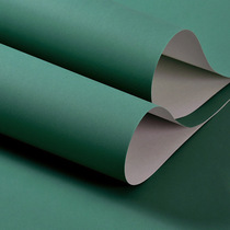  Retro solid color self-adhesive wallpaper warm bedroom stickers non-woven wall stickers Dormitory room renovation decoration wallpaper