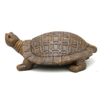 Ceramic tortoise ornaments fish tank landscaping decoration absorbent stone feng shui ornaments rockery water animal garden background