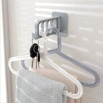 Clothes adhesive hook wall hanging wall hanger Wall non-perforated clothes rack clothes hook multifunctional hanger storage rack