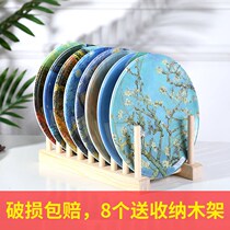 Famous painting heat insulation mat Table mat Anti-hot table mat Placemat bowl mat Plate mat Pot mat Dish mat Table mat