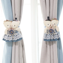 Eurostyle Cubs curtains Curtains Strap Korea Cute Creative Curtain Clips Curtain Clasp Flowers a pair of cartoons
