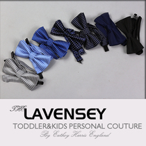 LAVENSEY Lewen Jubilee autumn new childrens accessories English style small Casual Male small bow tie male boy