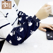 Japanese-style cartoon sleeve household sleeve long student family sleeve housework cleaning anti-fouling waterproof sleeve