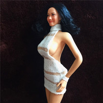 Spot 1 6 Bing people PH UD Lan Female Soldiers Clothes Sexy Dew Back Crossbar Sweater High Collar Tong Genuine Clothes