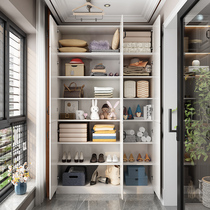Balcony Cabinet Lockers Sun Protection Floating window Cabinet Large Capacity Floor Debris Storage Shoes Cabinet Customised Floating Window Cabinet