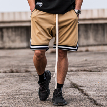 Muscle Beliefs Fitness Shorts Men Running Basketball Training High Street Loose Minimalist American Sports Casual 50% Pants