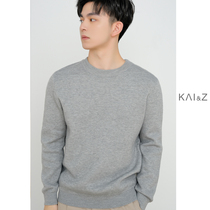 Mens Sweater 2022 Winter New Round Neck Korean Version Alpaca Bottom Knit Sweater Loose Trend Sweater