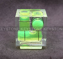 Hot selling photography SLR camera three-way hot shoe level cube three-dimensional top horizontal bead