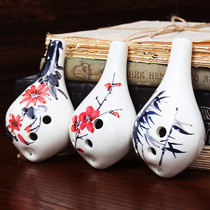 Beginner entry 6-hole mid-tone C ocarina student classroom musical instrument six-hole AC ocarina playing level