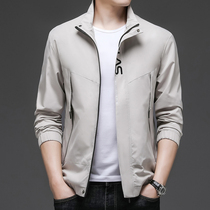 Fugui Bird Autumn Winter Jacket Jacket Man 2021 New Korean version handsome HIGH-END PURE COLOR CASUAL FROCK JACKET
