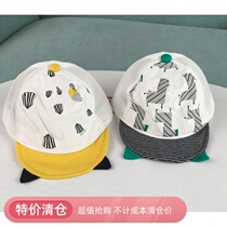 0-4-year-old baby Summer mesh hat sunhat Soft along the duck tongue hat Boys boy baseball cap adjustable