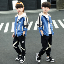 Boys set 2021 autumn Western autumn children Sports childrens leisure spring 6 16 years old