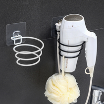 Bathroom blower rack wall hanging paste non-punching household toilet hair dryer shelf toilet air drum storage rack