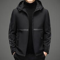 High-end dad winter clothing down cotton jacket mens cotton coat new middle-aged cotton jacket winter thick warm jacket